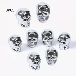 Universal Car Tire Valve Stem Cap, Duraable Corrosion Resistant, for Cars Motorcycles Trucks Bicycles, Exterior Tire Valve Mouth Component