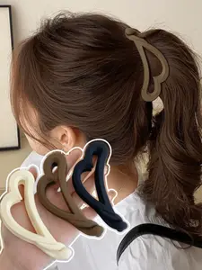 3-Piece Simple Banana Clips for Women, Ideal for Daily Work, Commute, Study, Outdoor Ponytail Hair Accessories