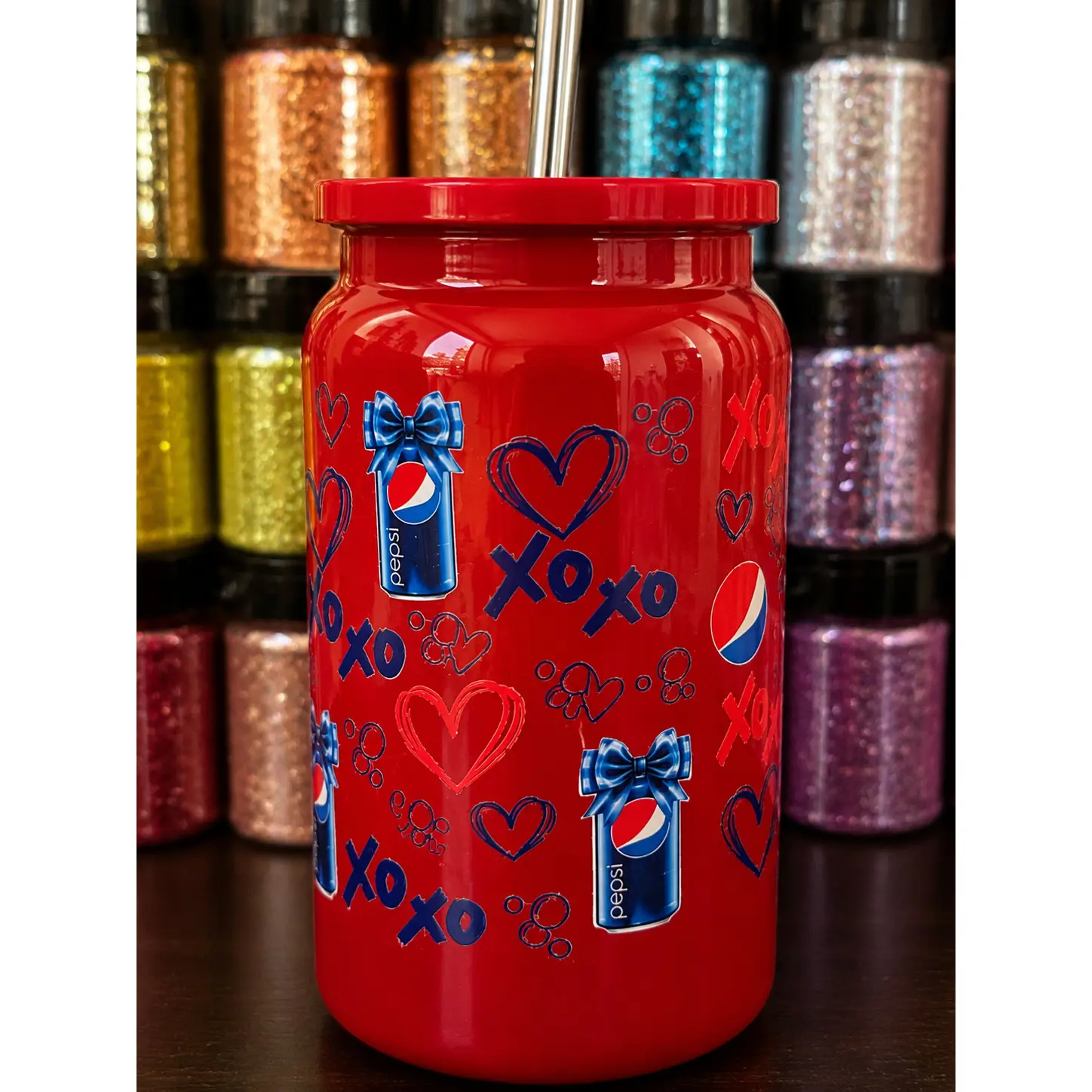16oz Metal Pepsi Cup
