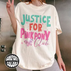 Justice For Pink Pony Club Comfort Colors Shirt | Midwest Princess Tee | Gift For Her | Midwest Princess Concert Tour Shirt
