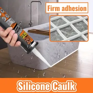 Fast-Drying Waterproof Hydrophobic Sealant, Strong Adhesive Silicone Glue, Long-Lasting Sealer, Multi-Purpose Waterproof Gap Filler, Easy Application