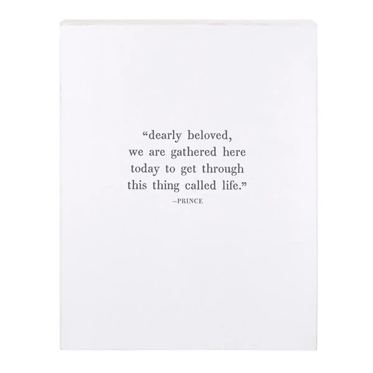 Santa Barbara Design Studio L6835 20x27 in. Face to Face Cadet Word Board Wall Decor Print - Dearly Beloved, Home Decoration for Any Home Decor