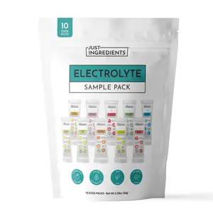 Just Ingredients Electrolyte Sample Pack - Drink Mix - Coconut Water, Sea Salt, Trace Minerals - Drink - Hydration