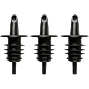 Hawaiian Shaved Ice Syrup Precise Control Bottle Pourers - Professional Pour Spouts for Snow Cone & Drink Flavors (3-Pack)
