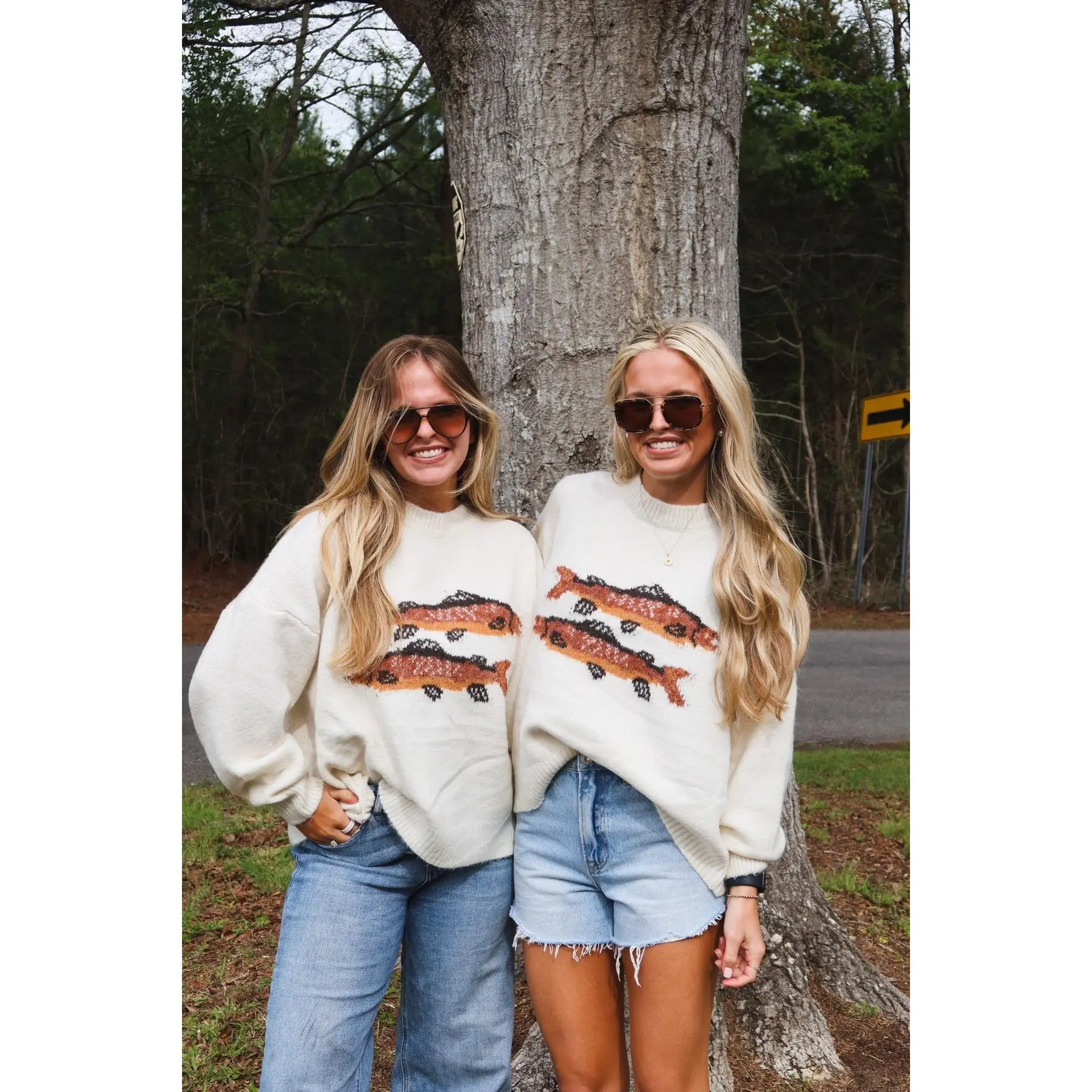 Vintage Trout Knit Sweater