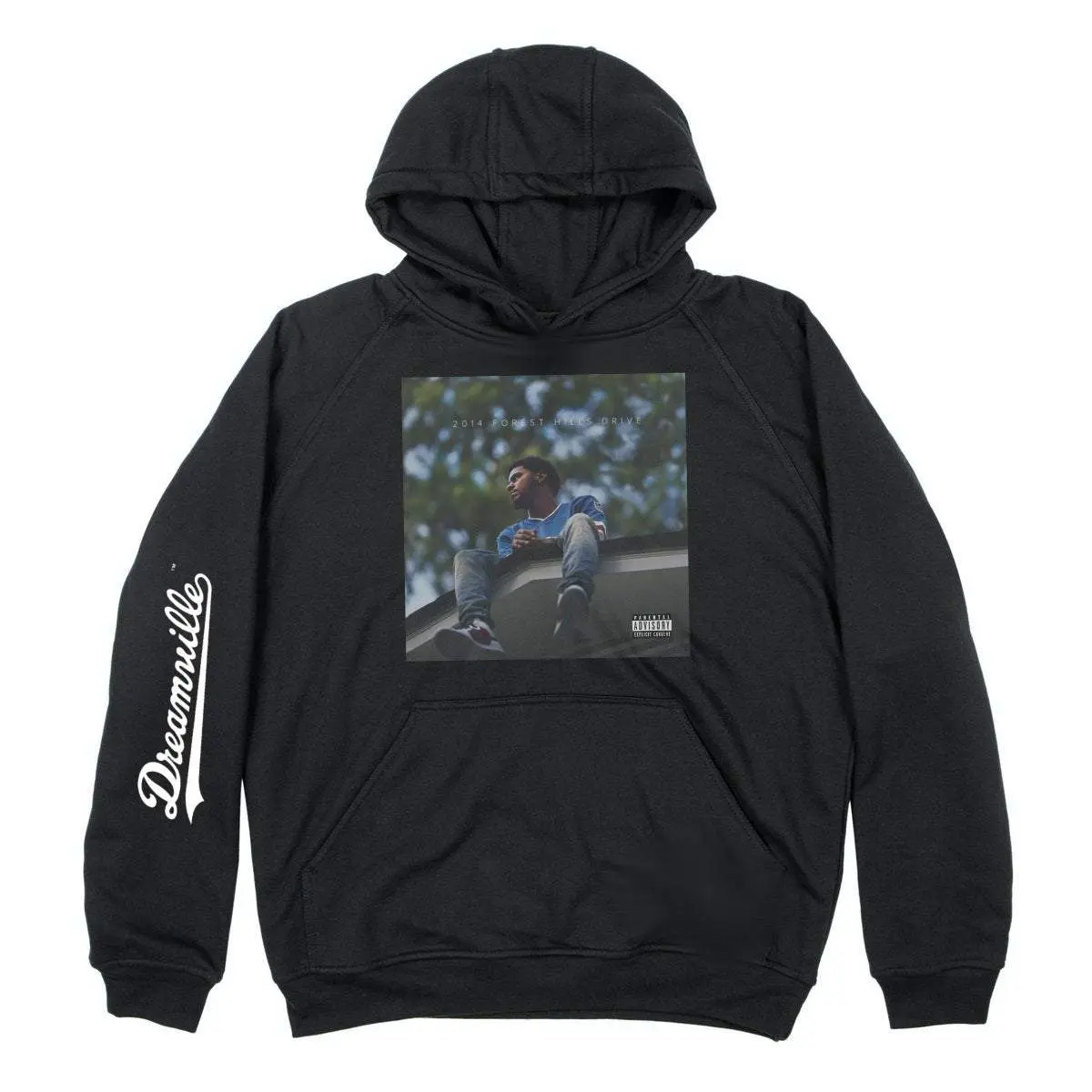 J Cole Forrest Hills Drive Hoodie w Dreamville Sleeve