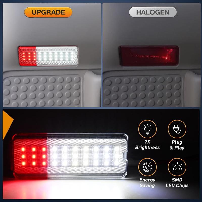 Nilight 2PCS LED Interior Door Panel Lights for Ford F250 F350 F450 F550 Super Duty 1999-2007 and 2000-2005 - Compatible with White and Red Car Accessories Vehicle Automotive dealsforyoudays Nilight 2PCS LED Interior Door Panel Lights for Ford F250 F350 F450 F550 Super Duty 1999-2007 and 2000-2005 - Compatible with White and Red Car Accessories Vehicle Automotive dealsforyoudays