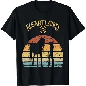 Heartland Retro Vintage Sunset T-Shirt