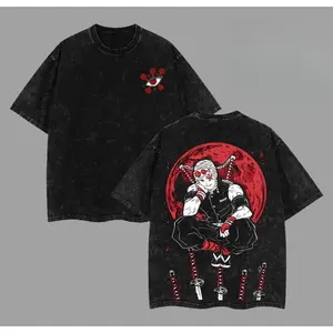 Tengen Uzui Graphic Tee - Demon Slayer Anime Streetwear Shirt, Soft Oversized Cotton T-Shirt, Classic Anime Apparel, Menswear Aesthetic Clothes, Sound Hashira Unisex Top, Gift for Anime Fans Demon Slayer anime merchandise