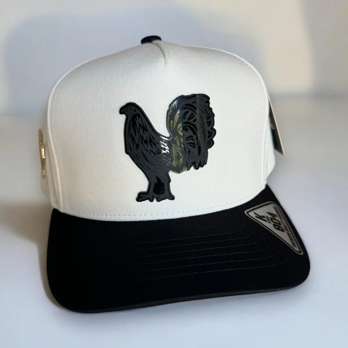 Black Rooster Snapback Cap for Men - Fashion Accessory