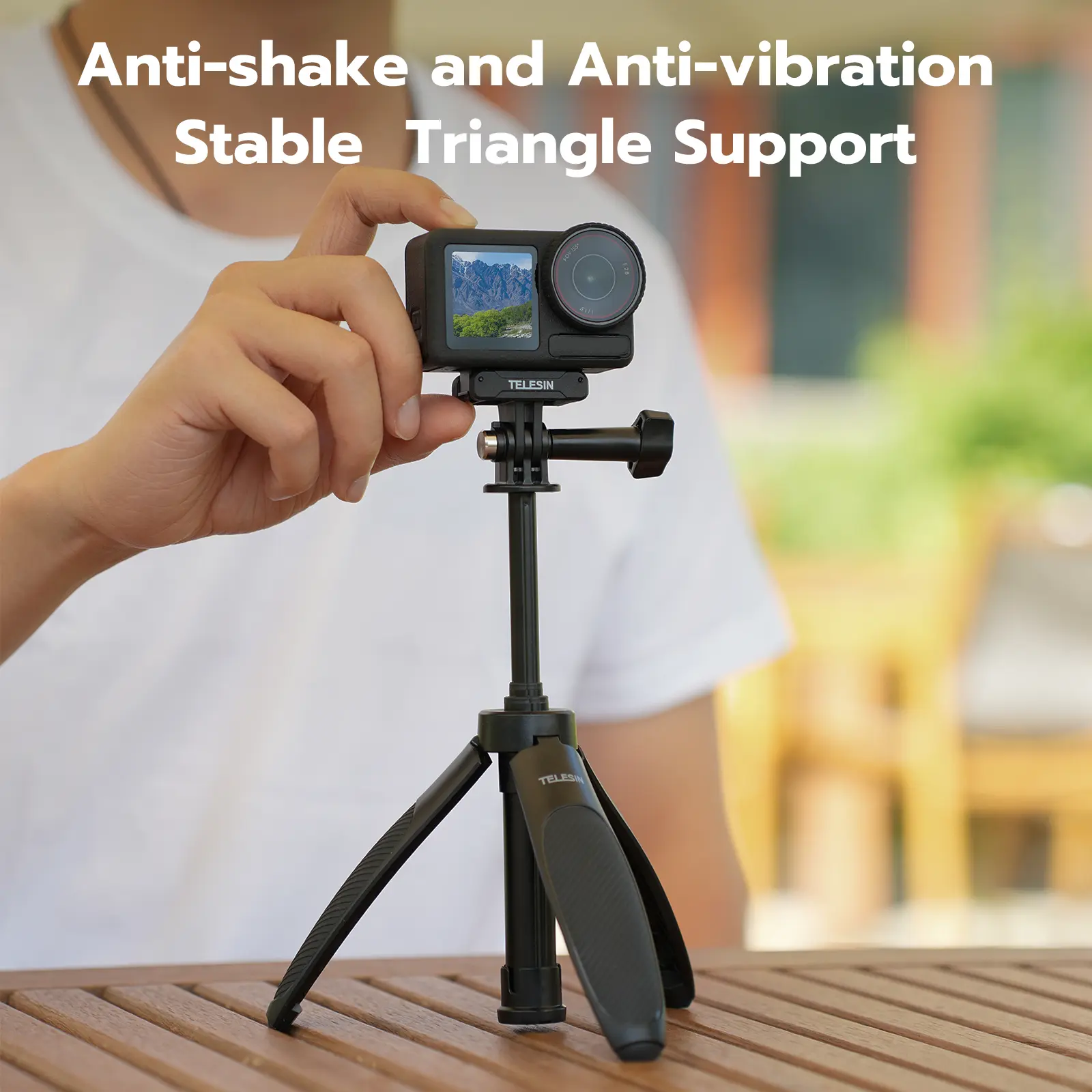 TikTokShopStockUp】TELESIN DJI Osmo Action 5 Pro/4/ 3 Akaso 