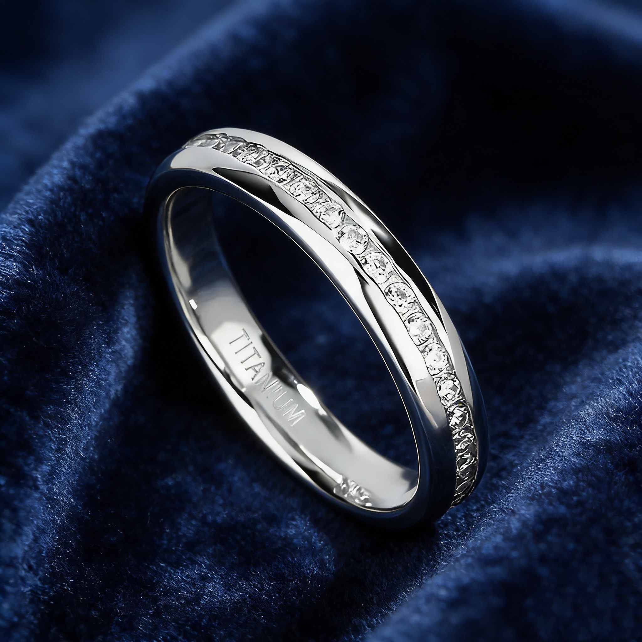 5-piece women’s wedding and engagement ring set, crafted from hypoallergenic titanium steel. Bohemian style with round zircon inlays, tarnish-resistant platinum plating, perfect for daily wear.