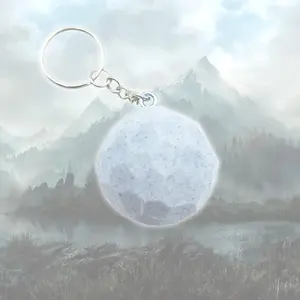 Meridia's Beacon Keychain - Elder Scrolls 3D Printed Durable Keychain for Fans of The Elder Scrolls Series