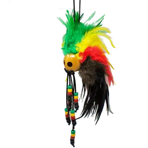 Small IkaIka Warrior Helmet, Rasta