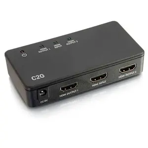 C2G 2-Port HDMI Distribution Amplifier Splitter - 4K 30Hz