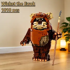 1010pcs Wicket the Ewok Compatible 75430 Creative Building Blocks Toy Set, Ivoke Wicket Series Model No Battery Required, Perfect Gift