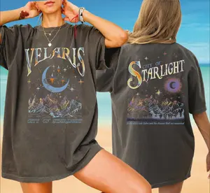 Comfort Colors Velaris City Of Starlight Shirt, The Night Court Tee, ACOTAR Merch,Velaris Bookish T-Shirt