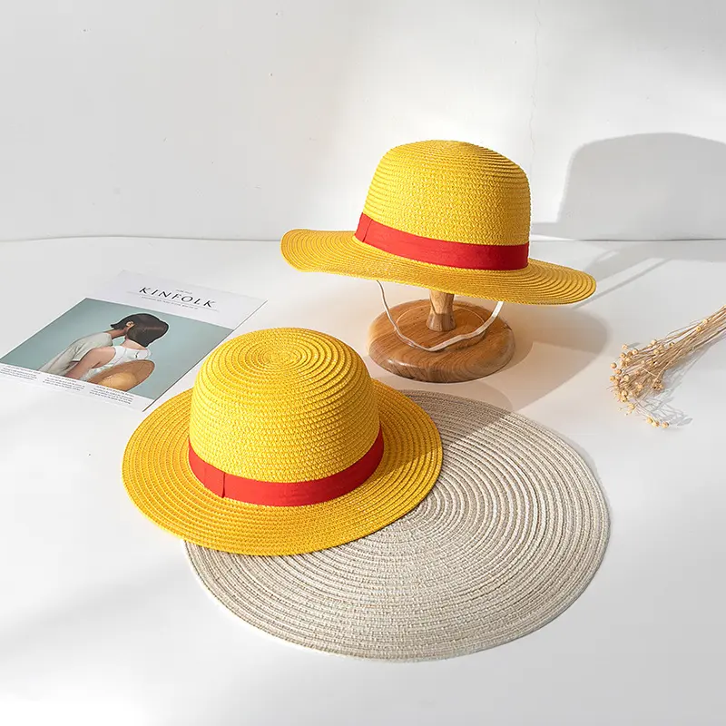 One Piece Straw Hat COSPLAY Anime Costume Straw Parent-Child Hat Performance Hat Gift for Friends party One Piece Straw Hat COSPLAY Anime Costume Straw Parent-Child Hat Performance Hat Gift for Friends party