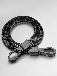 Durable Key Chains Heavy Duty Keychain Long Metal Wallet Belt Rock Punk Trousers Hipster Pant Jean Stylish Keychain Clip Anti-lost Keyring