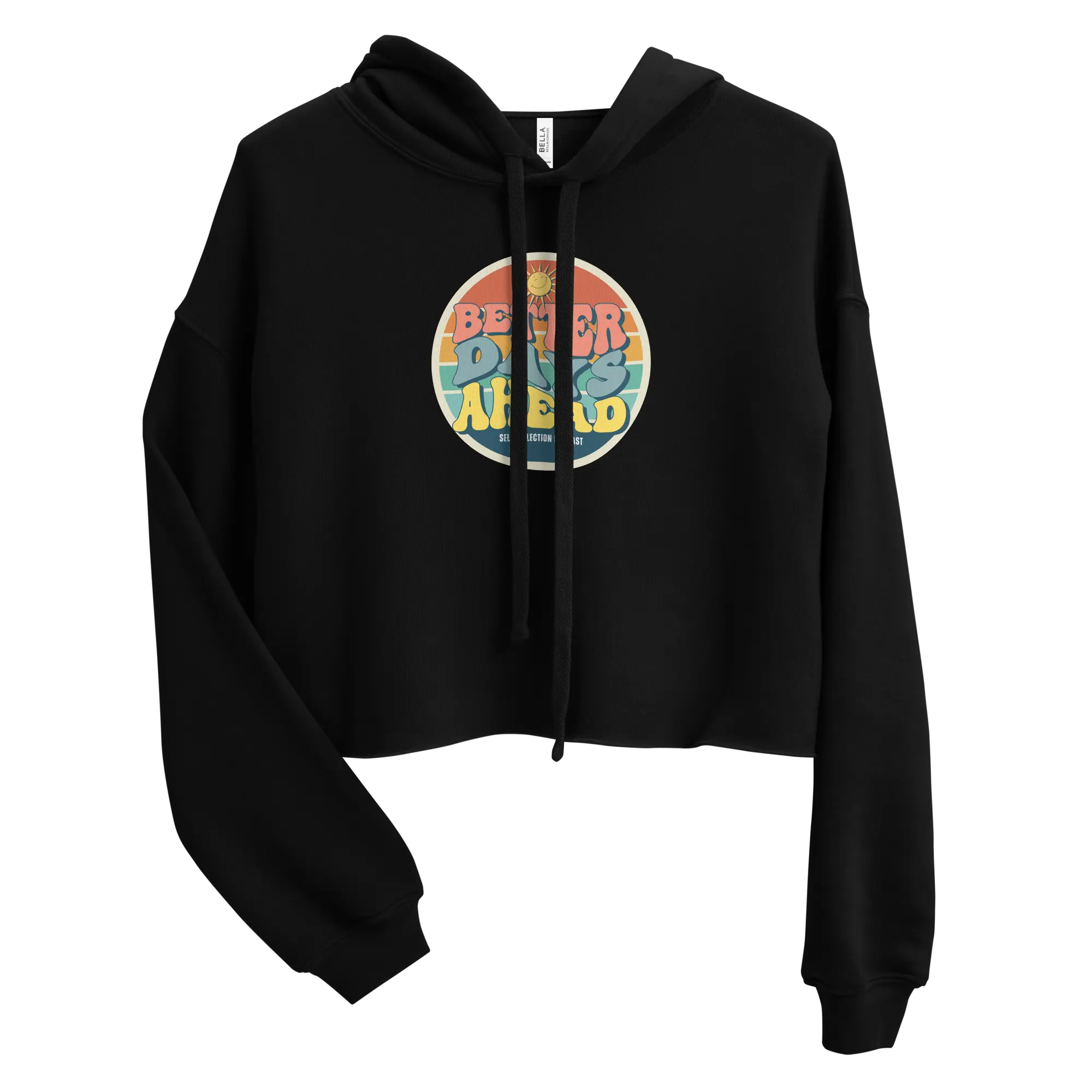 Women’s Crop Hoodie Sweatshirt | Trendy Raw Hem Cropped Pullover Hoodie Streetwear Top