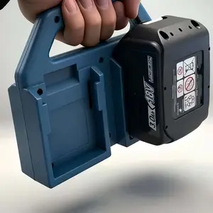 New Injection Molded Battery Holder for Makita Tools, Portable Storage Rack, Power Tool Organizer, Durable Design for Workbench, Garage, Tool Box, Vehicle Accessories