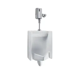 UT447E-01 Commercial ADA Complaint Rectangle 0.5 GPF Washout Urinal with Top Spud, Cotton White