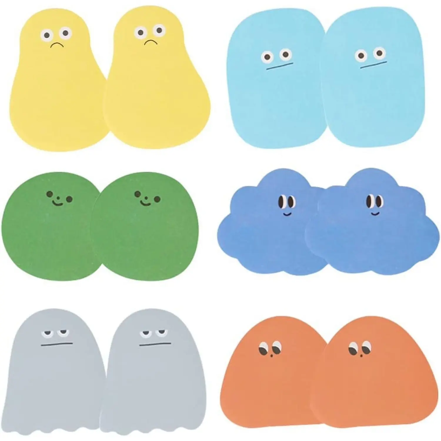 Compact Carry Cartoon Mini Sticky Notes Set (360 Sheets Smooth Writing Paper) with Colorful Patterns, Removable Tabs, Dividers, Self-Adhesive Index Tabs for Daily Note Taking, Home Use, Improving Study & Work Efficiency – Office Stationery Supplies