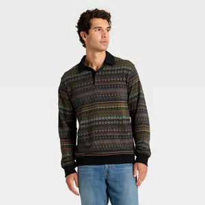 Houston White Men's Fleece Collar Sweatshirt