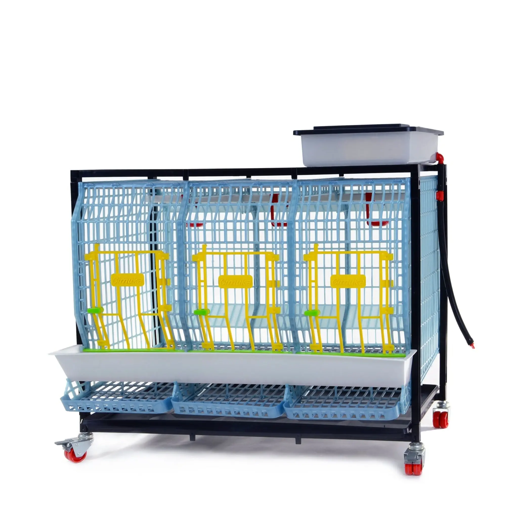 Chicken Cage - 1 Layer H: 22" - Single-Layer Poultry Cage (22" Height) for Larger Birds