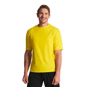 Men's Hightide Short Sleeve Swim Shirt | Bold Yellow