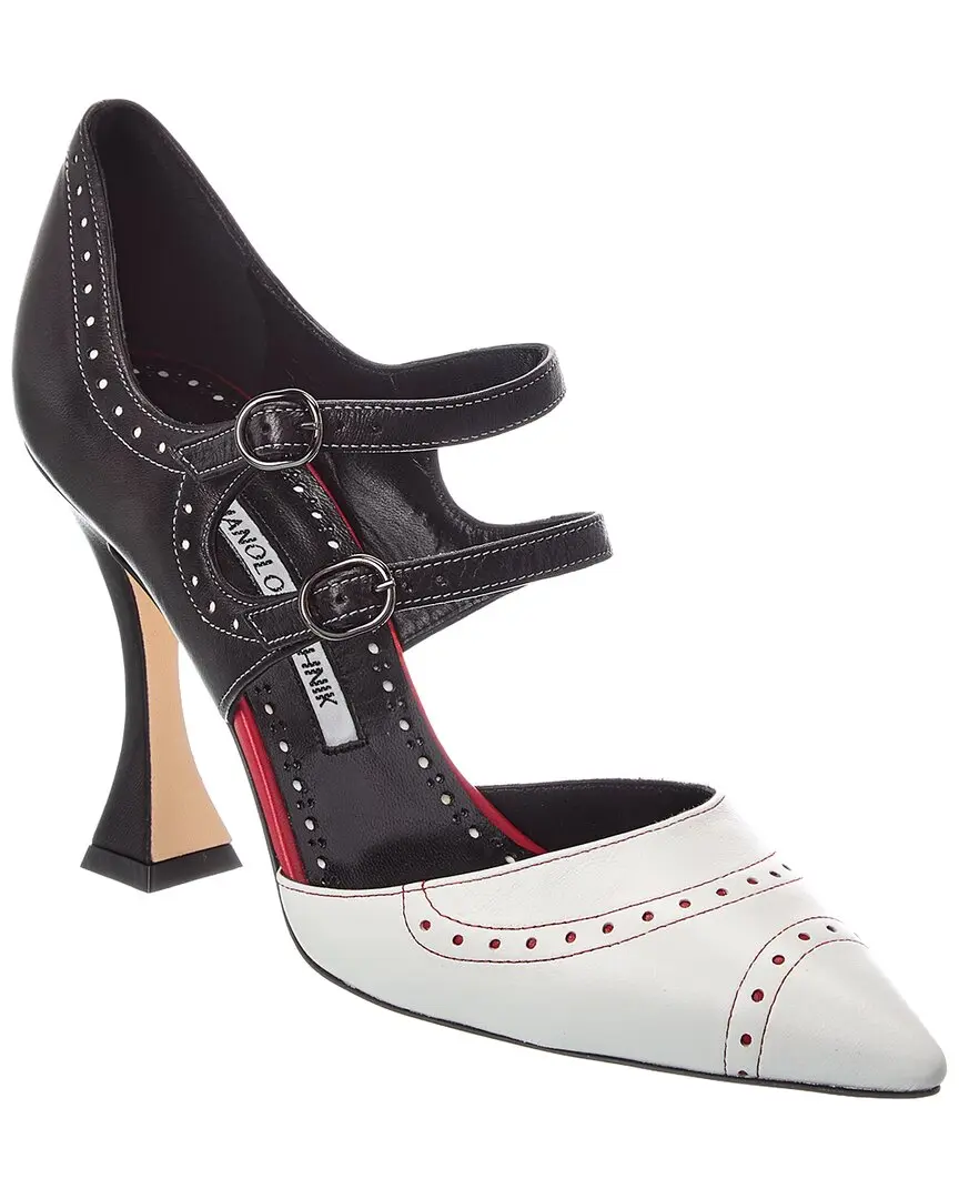 Manolo Blahnik Monzubo 105 Leather Pump