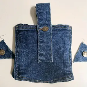 Denim Day Out Pouch & Earring Set