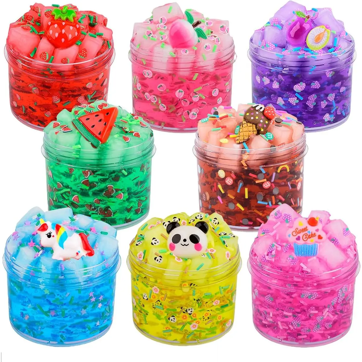 A-8 Pack Jelly Cube Crunchy Slime