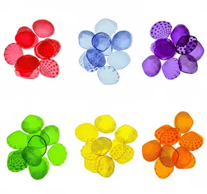 Tactile Shells Sensory Toy Set 72 Pieces with 6 Textures and Colors – Early STEM Learning Toy for Ages 18m+
