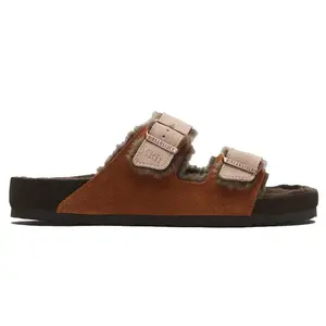 Birkenstock Arizona Shearling Kith Mink Dark Brown (unisex) by StockX