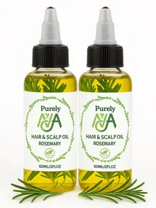 THE FAIRY GODMOTHER 2-Pack Rosemary Infused Oil 60ml 2oz Natural Scent Aroma
