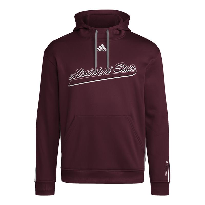 adidas Mens Msu Hoodie Training Casual Outerwear Casual - Red