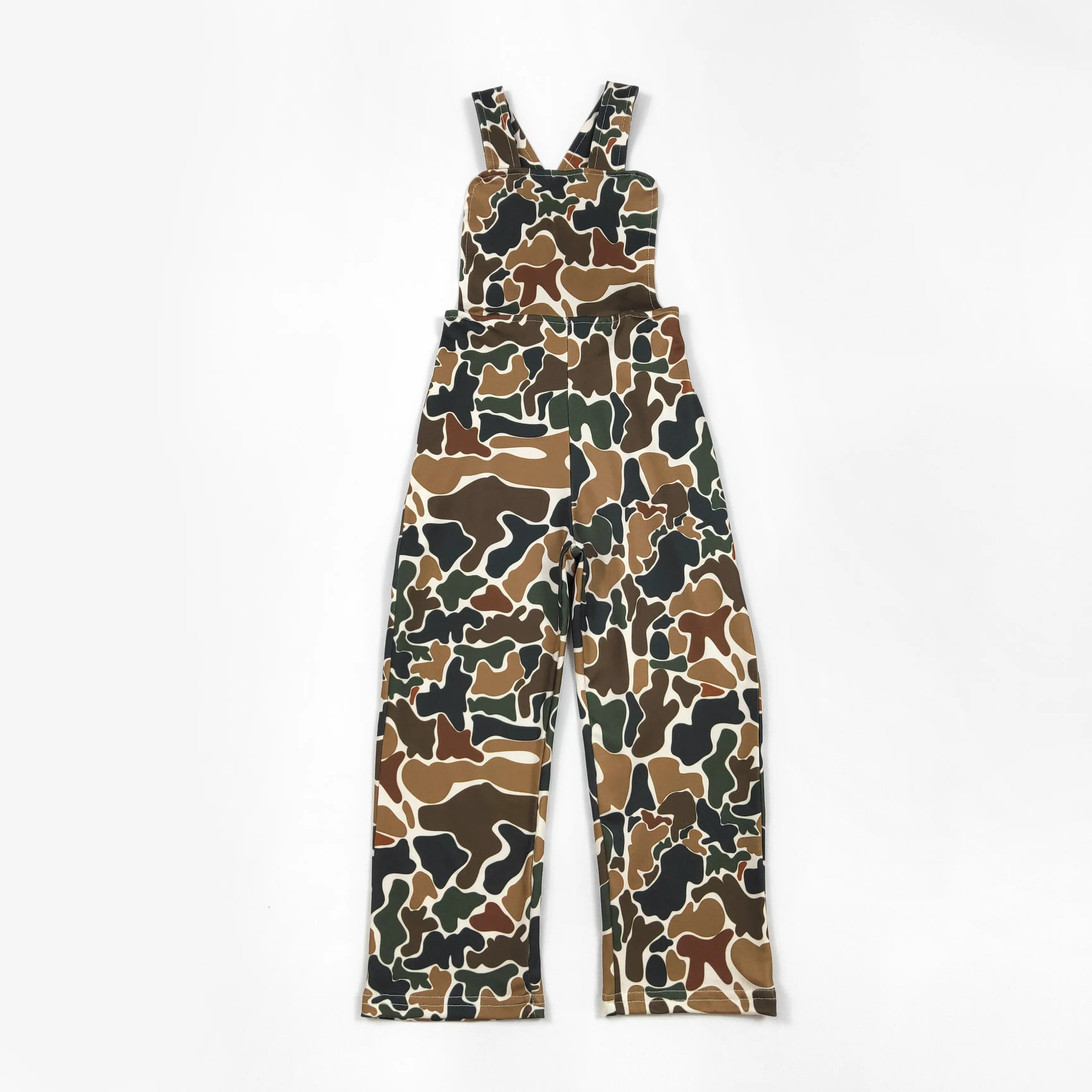 Camo Printed Kids Overall Pants