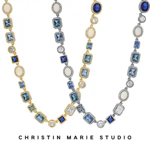 Azul (Blue) Solstice Gemstone Necklace