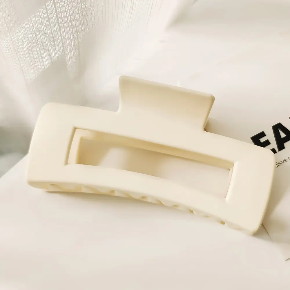 Large square bath tray hairpin high ponytail hair clip on the back of the head keel shark clip simple and versatile Large square bath tray hairpin high ponytail hair clip on the back of the head keel shark clip simple and versatile