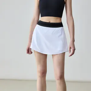 Quick-drying tennis skirt, outdoor yoga short skirt, cool, sun-proof and anti-glare, comfortable and casual sports short skirt
