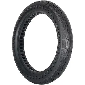Bicycle Solid Tire 14x2.125 Airless Honeycomb Tire 14 Inch Explosion-Proof Anti-Puncture Tyre for Electric Bike