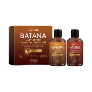 Batan Hair Care Shampoo & Conditioner Set, Deep Moisturizing Hydrating Nourishing Repairing Hair Silk Stronger Hair Texture Smooth Hair, Essential Haircare Products