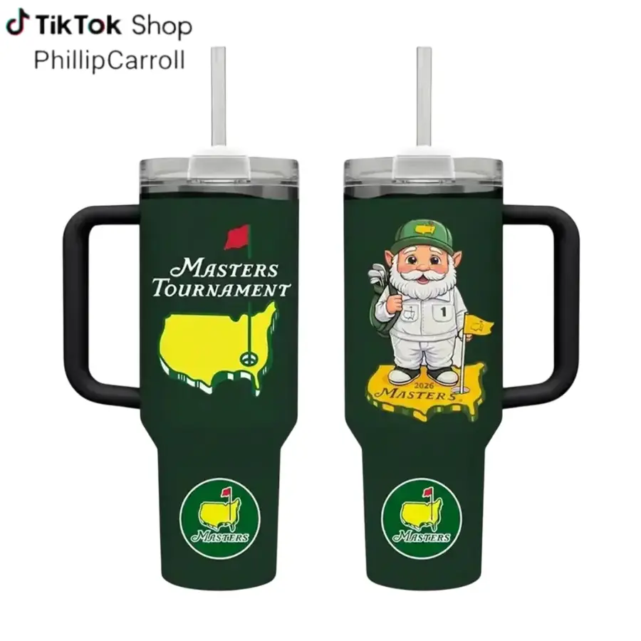 Masters Tournament Golf 2026 Tumbler 40oz 30oz with Handle