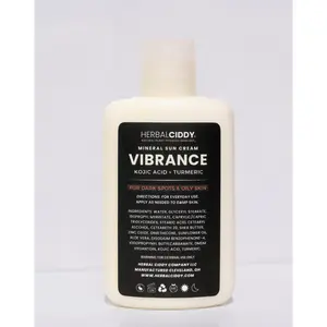 VIBRANCE MOISTURIZER WITH TURMERIC + KOJIC ACID – DARK SPOTS & OILY SKIN HYDRATING MOISTURIZER Skincare