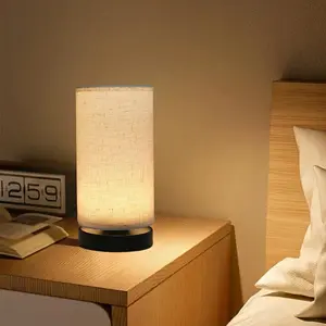 USB Powered Table Lamp, Modern Desk Lamp with Switch Button, Soft Warm Light Lamp for Living Room & Bedroom Decor, Mood Decorative Lights, Ideal Gift for Friend