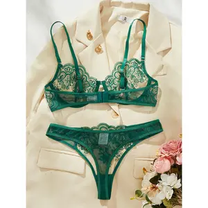 [Sexy Lace] Sexy Lingerie Set |   Women's |   Lace Mesh |   Three-dimensional Embroidery |   Lingerie
