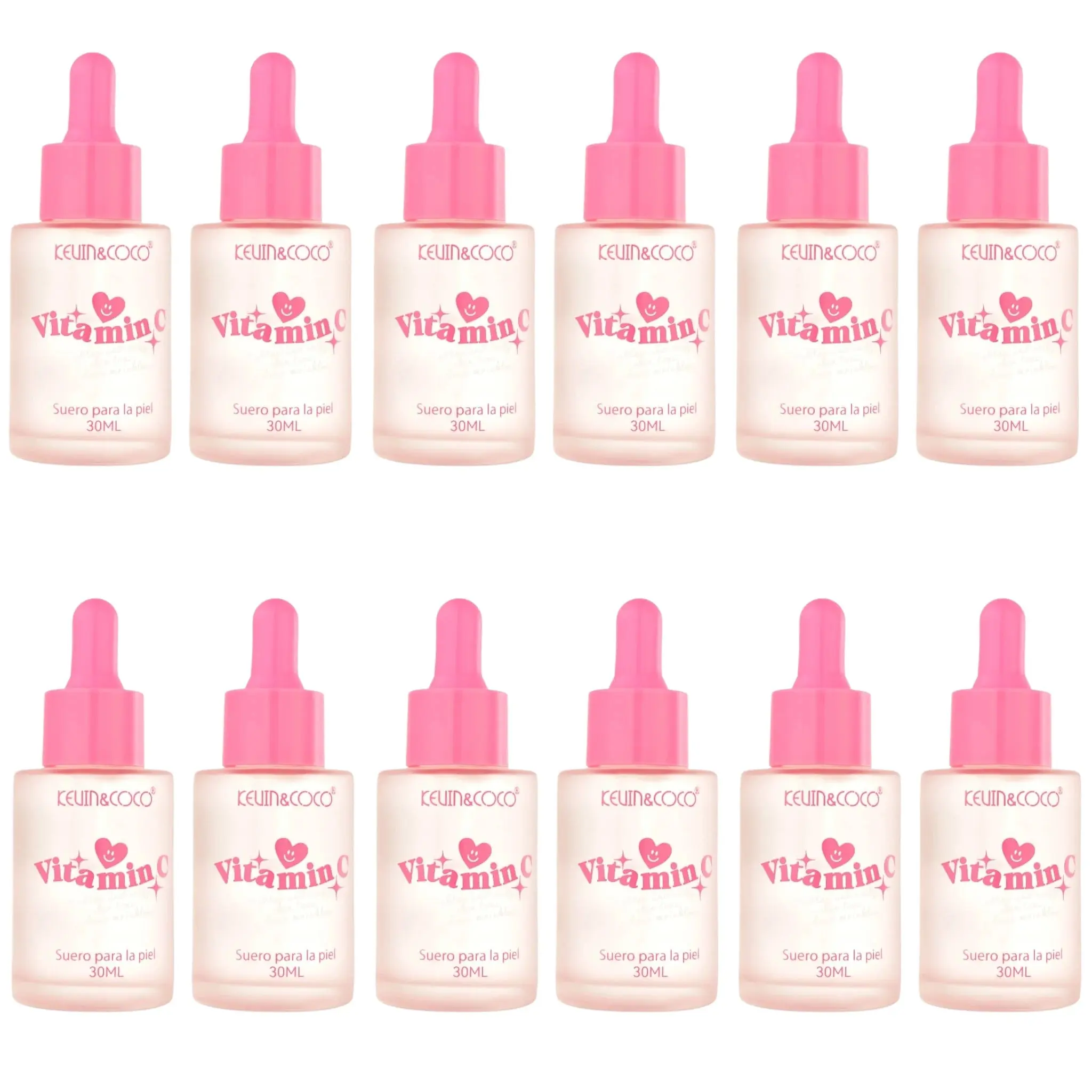 Sérum Facial con Vitamina C Kevin & Coco - Venta al por Mayor 12 Unidades (KC1218)