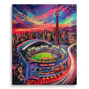 [Sale Up To 40%] [Unframed] Game Night in Toronto Poster, Art Print, Wall Art Decor