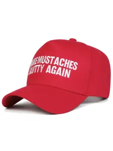 Adjustable Make Mustaches Slutty Again Baseball Cap, Unisex Casual Sun Protection Hat for All Seasons, Perfect for Travel & Outdoor Fun